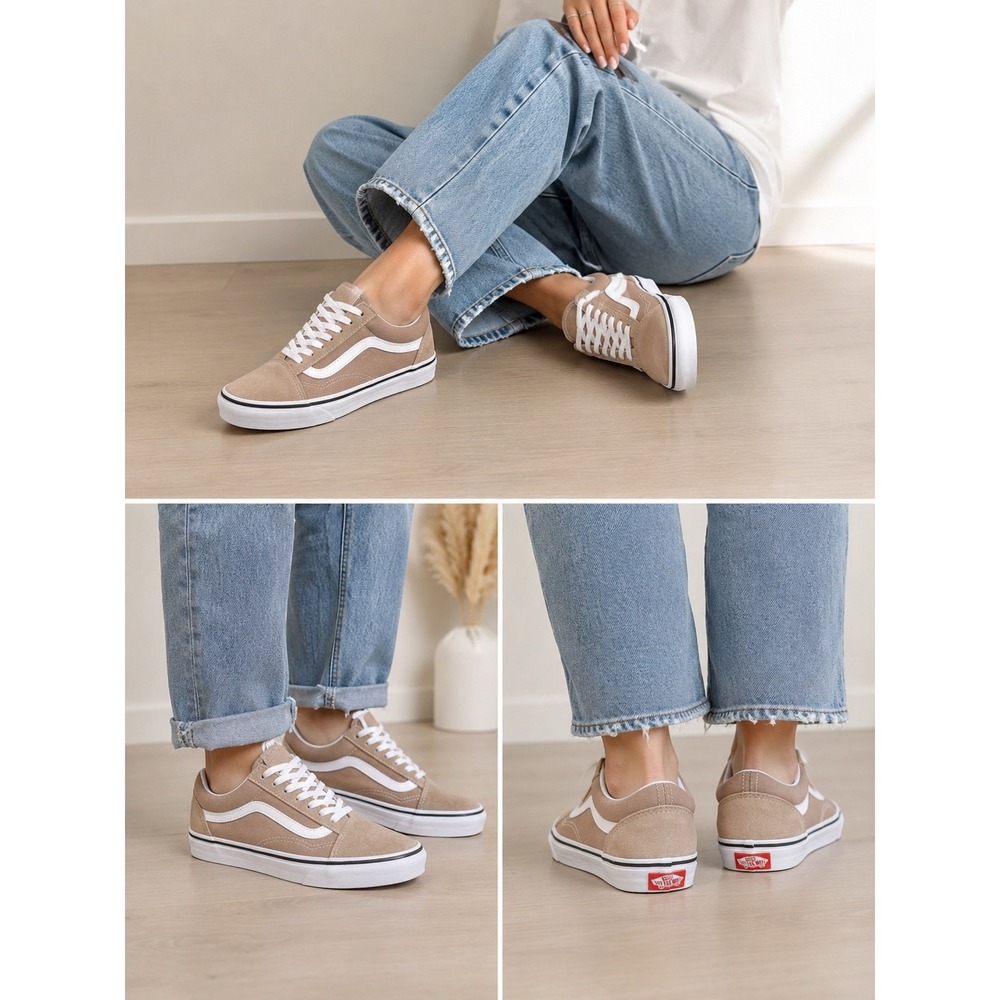 Vans Old Skool Color Theory Warm Taupe Sneakers Women's Size 6